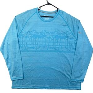 Tommy Bahama IslandZone Shirt Mens 3XL Blue Fishing UPF Performance Golf